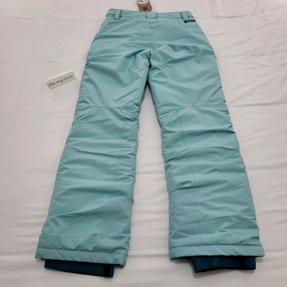Patagonia Kids Powder Town Snow Pants Ski Pants Sniff Blue XL (14) MSRP $169 - Picture 2 of 7